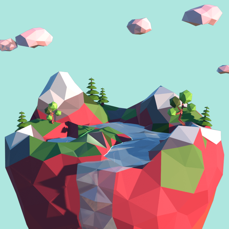 100dayblender-LOWPOLYISLAND
